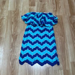 Euc Judith March strapless dress